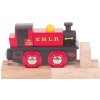 Bigjigs Rail Dřevěná replika lokomotivy EHLR Jack