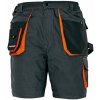 ČERVA Pánske montérkové EMERTON šortky (DOPREDAJ), Varianta oranžová, Veľkosť 62