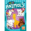 Happy Animals omaľovanka