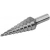 Vrták stupňovitý, O 4-12mm, stupňování po 1mm, 9 otvorů, HSS, EXTOL PREMIUM