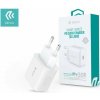 Napájací nabíjací adaptér Devia USB Type-C so zásuvkou, PD30W, rýchlonabíjačka, biely