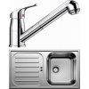 Blanco SET 02-B 25 FLEX PRO 45 S PŘÍRODNÍ LESK + DARAS-S CHROM
