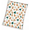 Supersoft vianočná deka 150/200cm Perníčky, KNL233018