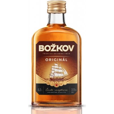 Božkov Originál Rum 37,5% 0,5 l (čistá fľaša)