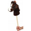 Hobby horse kôň na tyči Faunica tmavo hnedý