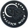 WARAGOD Lone wolf PVC nášivka