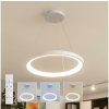 | Brilagi - LED stmievateľný závesný luster na lanku FALCON SLIM LED/42W/230V priemer 50 cm biely + diaľkové ovládanie | BRDX1330-500/BI