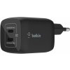 Belkin Netzladegerät 2xUSB-C 65W PD 3.0, PPS, schwarz WCH013vfBK