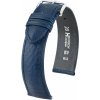 Kožený remienok Hirsch Camelgrain L 01009080-2, modrý, teľatina, dĺžka L, Quick Release 20 mm