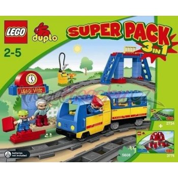 LEGO® DUPLO® 66429 Vlaková sada 3 v 1 vlak koleje most od 111,36 € -  Heureka.sk