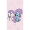 Jerry Fabrics Osuška na pláž Stitch Love