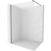 Mexen Kioto, sprchová zástena Walk-In 90 x 200 cm, 8mm sklo námraza, grafitový profil, 800-090-101-95-30