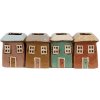 Clayre & Eef Keramický kvetináč rad domčekov Amsterdam - 31*9*11 cm - Clayre & Eef