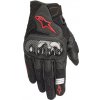 rukavice SMX-1 AIR V2, ALPINESTARS (černé/červené fluo, vel. 2XL)