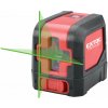 Laser líniový, krížový samonivelačný, zelený, 1H-1V, EXTOL PREMIUM