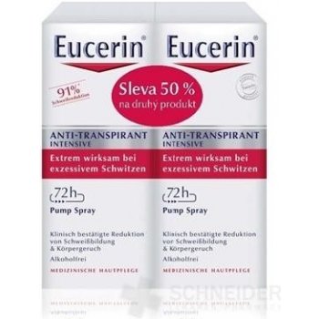 Eucerin Intenzívny deospray 2 x 30 ml