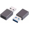 Adaptér C-TECH USB 3.0 Type-C na USB A (CF/AM) CB-AD-USB3-CF-AM