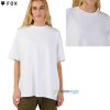 FOX W Wordmark Os Ss Tee, White