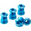 REVERSE COMPONENTS Skrutky do prevodníka MTB REVERSE CHAINRING BOLT SET - Svetlomodrá