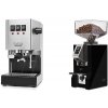 Gaggia Classic E24, stainless steel + Eureka Mignon Specialita Compatto, CR black