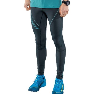 Dynafit WINTER RUNNING - Leggings - blueberry marine blue/dark blue 