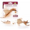 Natural Only jutové hračky pre mačky rybka a myška 4 cm