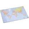 Podložka na stôl KARTON PP s mapou sveta 40x60cm