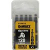 DeWALT Sada rázových bitov 1/4