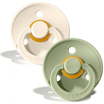 Bibs Colour kaučuk 2ks Sage Ivory 120241