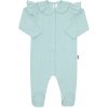 NEW BABY Dojčenský bavlnený overal Stripes ľadovo modrá 86 100% Bavlna 86 (12-18m)