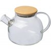 Sklenený džbán s bambusovým viečkom, 1 000 ml, viacfarebná