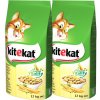 KITEKAT s kuracím mäsom a zeleninou 2x12 kg