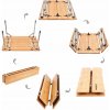 Kemping stôl KING CAMP Bamboo 65 x 50 cm