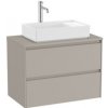 Kúpeľňová skrinka pod umývadlo Roca Ona 79,4x58,3x45,7 cm piesková mat ONADESK802ZPM