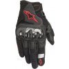 Rukavice SMX-1 AIR V2, ALPINESTARS (čierne / červené fluo, veľ. S)