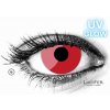 Lucifer Crazy šošovky - nedioptrické - GLOW RED UV svietiace (2 šošovky)