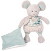 Doudou et Compagnie Paris Doudou Darčeková sada - Plyšová myška s dečkou z BIO bavlny 22 cm