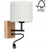 Spot-Light | Spot-Light 57291974 - Flexibilné svietidlo BOHO 1xE27/25W + LED/1W/230V dub | SP1031