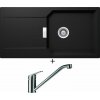 Schock MANHATTAN D-100L Nero + Schock EVINAS 577000 nerezový