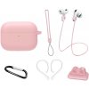 VSETKONAMOBIL 134382 VSETKONAMOBIL 6in1 Sada pre ochranu slúchadiel Apple AirPods Pro 3 svetloružová