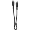 XO NB-Q248A cable PD USB-C-Lightning 0,25m 27W black
