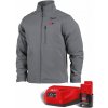 MILWAUKEE M12 HJGREY5-201 (XXL) vyhrievaná bunda 12V/2Ah, TOUGHSHELL materiál, držiak aku, sivá