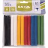 Extol craft Tyčinky tavné farebné 12ks/bal. pr.11mm dĺžka 100mm