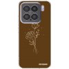 Picasee silikónový prehľadný obal pre Xiaomi 15 - Brown flowers