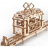 Ugears 3D puzzle Tramvaj s kolejemi 154 ks