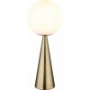 Globo Lighting Polina stolová lampa 1x40 W biela-mosadzná 21031M