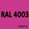 RAL 4003 uretánová auto farba lesklá alebo matná 1 liter + tužidlo + riedidlo (RAL4003 HEATHER VIOLET originálny odtieň uretánovej farby s lakom ( ČSN 3300 ))