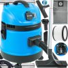 HEPA 20L priemyselný stavebný vysávač 1600W mokro suchý + zásuvka 2000W