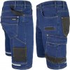 Pracovné rifľové kraťasy strečové JEANS STRETCH BLUE