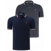 Pánska polokošieľa set dewberry čierna | šedá 3XL dewberry 2465430571991